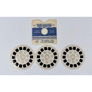 Vintage 20000 Leagues Under The Sea View Master Reel Set Sawyers Inc Collectible